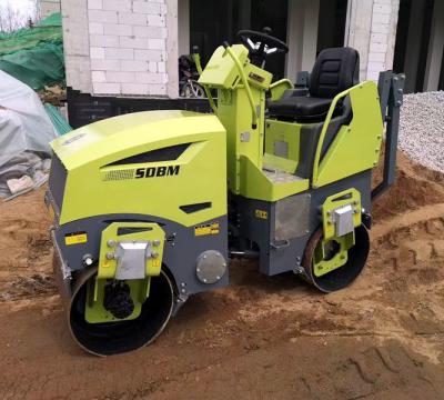 奔馬小型壓路機(jī)土方壓實(shí)、溝槽回填施工案例